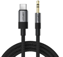 ACEFAST J11 USB-C - 3.5mm Mini Jack Kábel - 1m - Fekete (J11)