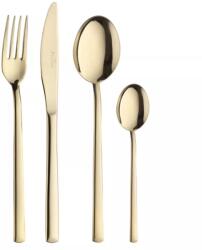 Pintinox Set de tacâmuri Synthesis Gold 24 piese, cutie din lemn Tacam