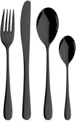 Pintinox Set de tacâmuri Princess Carbon 24 piese, cutie cadou negru-aurie Tacam