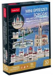 CubicFun CubicFun Mini Architecture Buildings 3D Puzzle Set/4 Parlament, (BNSC179)