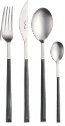 Pintinox Set de tacâmuri Sushi Queen Ebony Satin 24 piese, cutie cadou negru-aurie Tacam