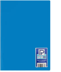 PAPERLAND Caiet scolar A4, 60 file, matematica, coperta plastic, PAPERLAND PP400 albastru