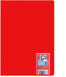 PAPERLAND Caiet scolar A4, 60 file, matematica, coperta plastic, PAPERLAND PP400 rosu