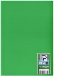 PAPERLAND Caiet scolar A4, 60 file, matematica, coperta plastic, PAPERLAND PP400 verde
