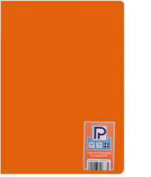 PAPERLAND Caiet scolar A4, 60 file, matematica, coperta plastic, PAPERLAND PP400 portocaliu