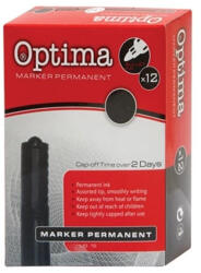 Optima Alkoholos marker OPTIMA kerek fekete (120936) - mystock