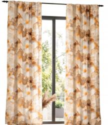  Dekorációs Függöny Virágmintás Szoba Nappaliba Mastelo Carmel 140x260 (45345)
