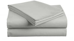  Cearsaf de bumbac cu elastic STANDARD 90 x 200 cm gri deschis