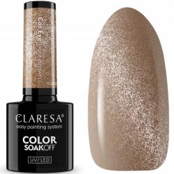 Claresa Hibrid lakk Nude Glow Cat Eye Light Brown 5ml (5903819845921)