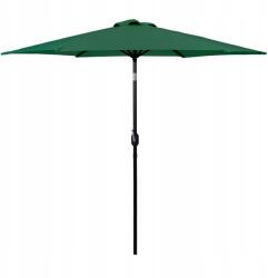 MultiGarden Nagy ferde kerti napernyő hajtókarral 6 bordás zöld 270 cm (SL-UM003C GREEN)
