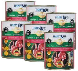 Happy&Fit Happy&Fit Superior Monoprotein Marhahús sütőtökkel 6x800g