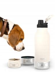 Asobu Buddy Bottle kutyatál fehér (SDB2-WHITE)