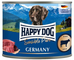 Happy Dog pur konzerv marha ízesítésű nedves állateledel felnőtt kutyák számára 6x200 g