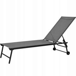 Ambiance Medence Napozóágy Fém Állítható Háttámla 185X57X31CM Szürke (LE9000100)