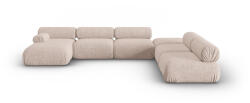 Windsor & Co Coltar in forma de U cu 7 locuri Kepler cu tapiterie din Chenille (WIN_SET6L_140_F1_KEPLER2)