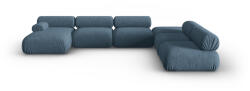 Windsor & Co Coltar in forma de U cu 7 locuri Kepler cu tapiterie din Chenille with corduroy effect (WIN_SET6L_185_F1_KEPLER6)