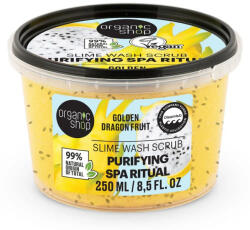 Organic Shop „Purifying Spa Ritual Slime tusolóradír sárkánygyümölccsel, 250 ml