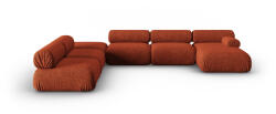 Windsor & Co Coltar in forma de U cu 7 locuri Kepler cu tapiterie din Chenille (WIN_SET6R_140_F1_KEPLER3)