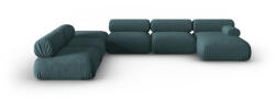 Windsor & Co Coltar in forma de U cu 7 locuri Kepler cu tapiterie din Chenille with corduroy effect (WIN_SET6R_185_F1_KEPLER7)