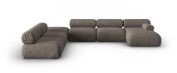 Windsor & Co Coltar in forma de U cu 7 locuri Kepler cu tapiterie din Chenille (WIN_SET6R_140_F1_KEPLER6)