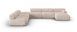 Windsor & Co Coltar in forma de U cu 7 locuri Kepler cu tapiterie din Chenille (WIN_SET6R_140_F1_KEPLER2)
