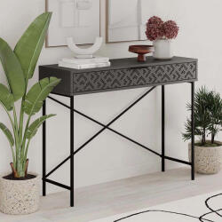 TopMebel Конзола Heaton TopMebel метал-меламин в антрацит 110x35, 6x90cm
