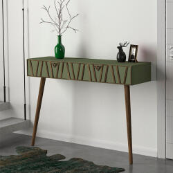 TopMebel Конзола за стена Forest TopMebel от меламин в маслинено - орехов цвят 120x35x89, 3cm