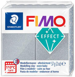 FIMO Effect Süthető Gyurma 57 gramm Metál Ezüst (AE801081)