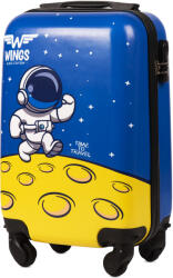 Wings Bőrönd -PC-KD01 ASTRONAUT Mintás- Kék- Levehető Kerékkel - 44 x 32 x 19 Cm (PC ASTRONAUT)