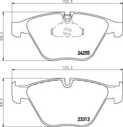 MINTEX Fékbetét készlet MINTEX MDB2960 for BMW (MDB2960)