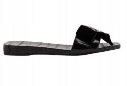 Tory Burch Női flip-flop papucs Tory Burch Crystal Slide fekete bőr elegáns méret 36 (83864)