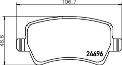 MINTEX Fékbetét készlet MINTEX MDB2863 for FORD, VOLVO, LAND ROVER (MDB2863)