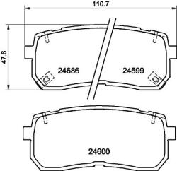 MINTEX Fékbetét készlet MINTEX MDB2922 for KIA, HYUNDAI, HAVAL (MDB2922)