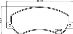MINTEX Fékbetét készlet MINTEX MDB2851 for FORD, BYD (MDB2851)