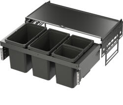 Vauth-Sagel VS ENVI Space hulladékgyűjtő KB 900 mm 2 x 10 Liter/2 x 22 Liter lávaszürke (SCH-103370033)
