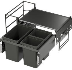Vauth-Sagel VS ENVI Water hulladékgyűjtő KB 800 mm 2 x 10/1 x 22 L lávaszürke (SCH-103381457)