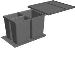 ninka eins2vier hulladékgyűjtő szett 450oldalfal 18-19 mm Merivobox sötétszürke (SCH-103386707)