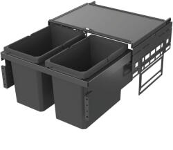 Vauth-Sagel VS ENVI Space hulladékgyűjtő KB 600 mm 2 x 22 Liter lávaszürke (SCH-103370030)