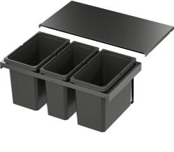 Vauth-Sagel VS ENVI Flex hulladékgyűjtő KB 800 mm 2 x 22/1 x 16 Liter láva (SCH-103381729)