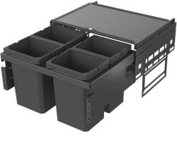 Vauth-Sagel VS ENVI Space hulladékgyűjtő KB 600 mm 4 x 10 Liter lávaszürke (SCH-103370032)