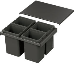 Vauth-Sagel VS ENVI Flex hulladékgyűjtő KB 600 mm 4 x 10 Liter láva (SCH-103381728)