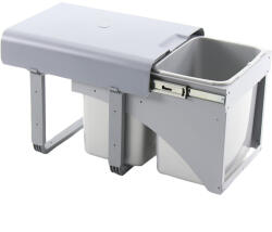 EKOTECH beépíthető hulladékgyüjtő Ekko Front 40 1 x 16/2 x 8 L műanyag szürke (SCH-103369840)