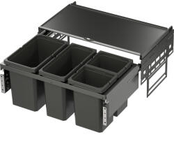 Vauth-Sagel VS ENVI Space hulladékgyűjtő KB 800 mm 1 x 22/1 x 16/2 x 10 Liter lávaszürke (SCH-103307488)