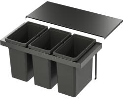 Vauth-Sagel VS ENVI Flex Pro hulladékgyűjtő KB 900 mm 3 x 28 Liter láva (SCH-103382188)
