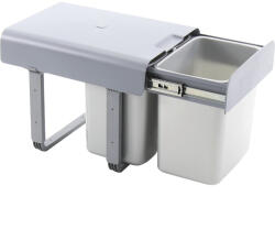 EKOTECH beépíthető hulladékgyüjtő Ekko 40 1 x 16/2 x 8 liter szürke műanyag (SCH-103369838)