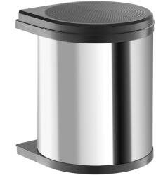 Hailo beépíthető szemetes Mono 15 Liter nemesacél/fekete (SCH-103380627)