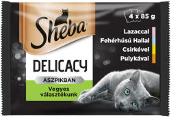 Sheba Vegyes választék Alutasakos macskaeledel 4x85g FD55V - tenyesztoitap