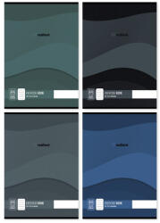 Cool school Füzet vonalas Gradient A/4 81-32 vegyes minták - fotoland