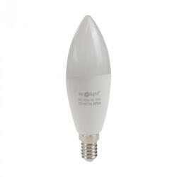 ECOLight LED izzó gyertya B37 E14 10W 900lm 3000K meleg fehér Ecolight (ECOLED1391)