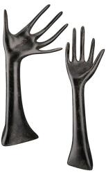  Kéz ékszertartó fekete színben - 31 cm (37634)